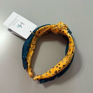NWT Flower Print Knotted Headband / Set of 2